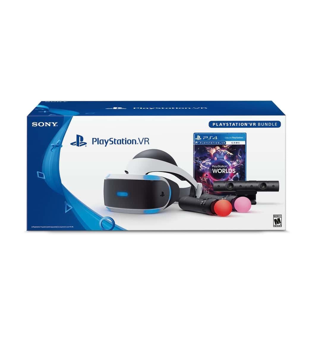 PlayStation VR "Starter Plus Pack" + VR Worlds + Twin Move Controllers + Camera V2